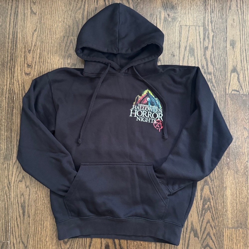 Universal Studios Halloween Horror Nights 2024 Hoodie Black HHN 24 Medium
